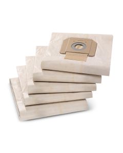 Paper Filter Bags, 5 x , NT 48, NT 65, NT 70, NT 72, NT 75, NT 80, WET VAC