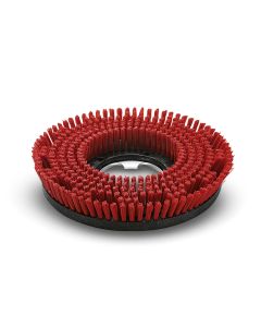Disc brush, medium, red, 430 mm