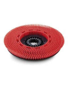 Disc brush, medium, red, 510 mm