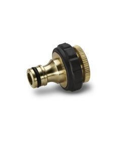Brass tap connector 3/4" thread with 1/2" thread reducer