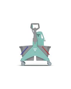 Single and double mobile bucket trolley Nickita Tec 2 x 15 l